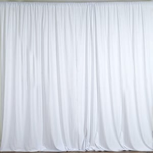 May include: White backdrop made of fabric, perfect for photography or as a backdrop for events. The fabric is smooth and wrinkle-free, creating a clean and professional look.