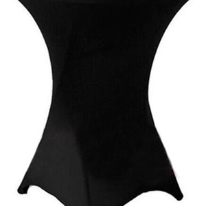 New Creations Fabric & Foam Inc, Highboy Cocktail Spandex Stretch Polyester Fitted Tablecloth