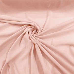 Blush Pink Muslin Crinkle Gauze Fabric, Cotton Gauze Swaddle Fabric, Fabric for Babies, Swaddle, dresses, Cheesecloth Fabric