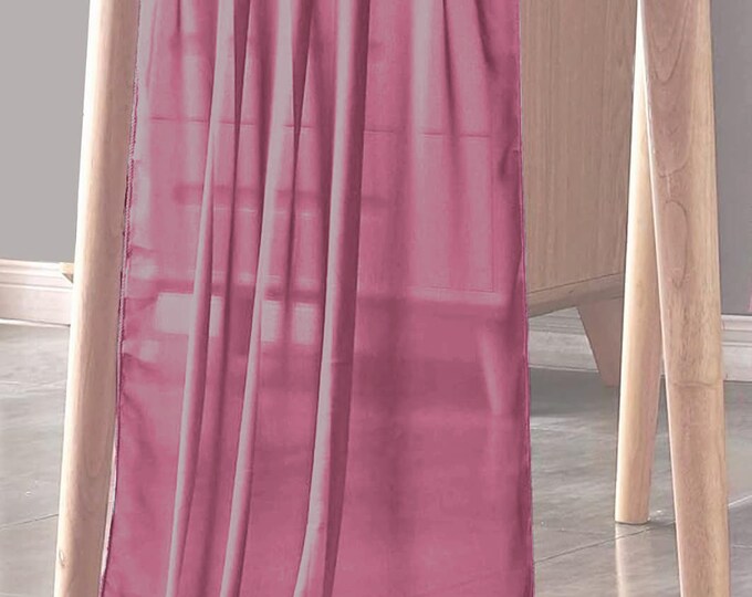 Mauve - Chiffon Sheer Table Runner for Wedding, Decorations for Birthday Parties, Banquets, Engagements.