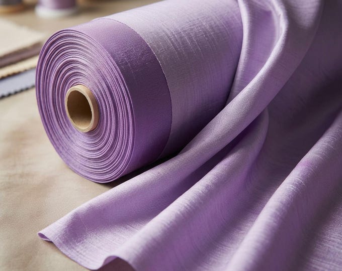 Lilac Stretch Two Tone Taffeta Fabric By The Yard, Wedding Dress Fabric, Medium Weight Fabric, Bridal Gown Fabric, 58 Inch Wide