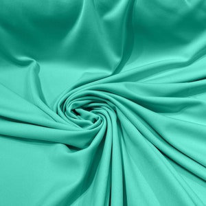 Teal Green 59/60" Wide 100% Polyester Wrinkle Free Stretch Double Knit Scuba Fabric/cosplay/costumes.