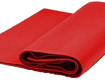 Acrylic Craft Felt Fabric by The Yard 72" Wide - Red