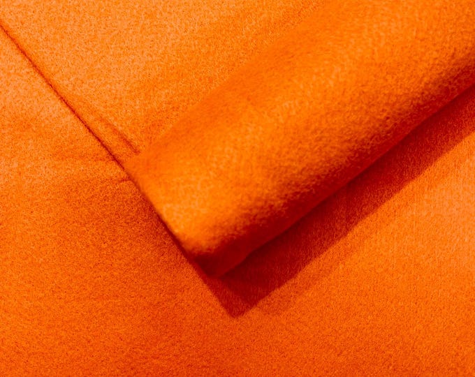 Orange Acrylic Craft Felt Fabric by The Yard 72" Wide.