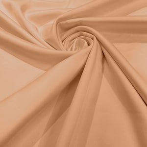 Skin Matte Stretch Lamour Satin Fabric 58" Wide/Sold By The Yard. New Colors