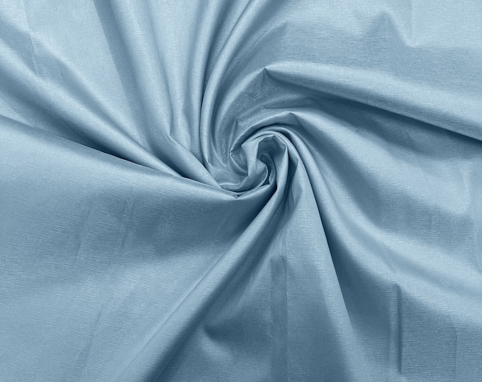 Light Blue Quinceañera Crystal Taffeta Stiff And Shiny Fabric/Apparel/Costume/Dress/Cosplay/Wedding