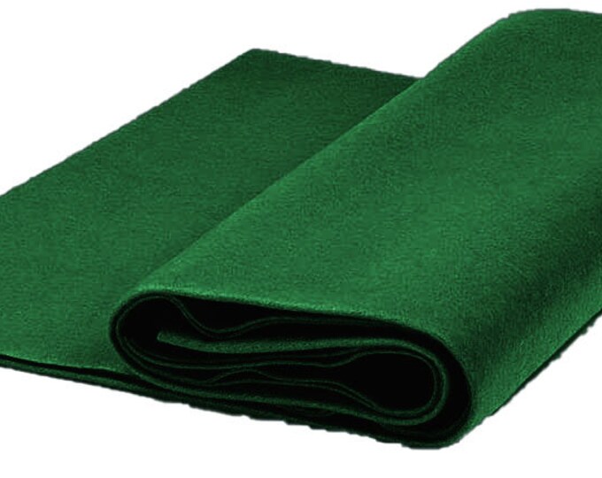 Acrylic Craft Felt Fabric by The Yard 72" Wide - Hunter Green