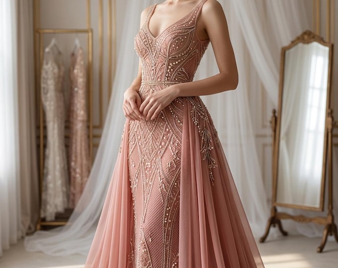 Dusty Rose Power Mesh Fabric Mauve Stretch Mesh Fabric Sheer Nylon Spandex Fabric 60 Inch Wide Bridal Dress Fabric by the Yard