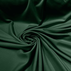 Hunter Green 59/60" Wide 100% Polyester Wrinkle Free Stretch Double Knit Scuba Fabric/cosplay/costumes.