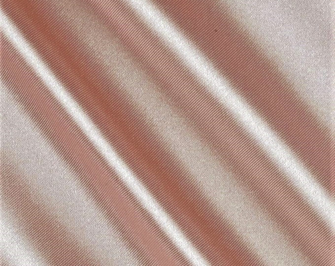 Blush Pink Heavy Shiny Bridal Satin Fabric for Wedding Dress, 60" inches wide sold by The Yard.