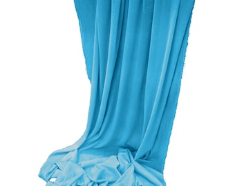 Turquoise - Cotton Gauze Sheer Table Runner for Wedding, Decorations for Birthday Parties, Banquets, Engagements.