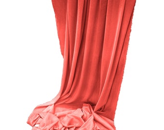 Puchi Coral - Cotton Gauze Sheer Table Runner for Wedding, Decorations for Birthday Parties, Banquets, Engagements.