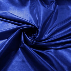 Fester Taftstoff / Taftstoff-Massenbestand / Bekleidung, Kostüm, Kleid, Cosplay, Hochzeit. Königsblau