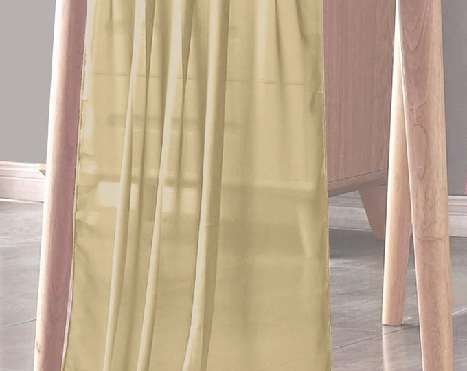 Beige - Chiffon Sheer Table Runner for Wedding, Decorations for Birthday Parties, Banquets, Engagements.