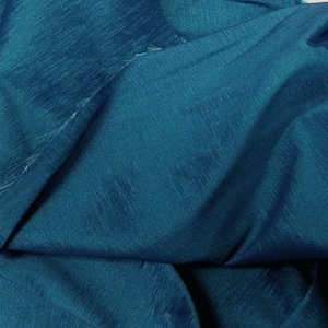 Peacock Blue 58&quot; Wide Medium Weight Stretch Two Tone Taffeta Fabric, Sold By The Yard.