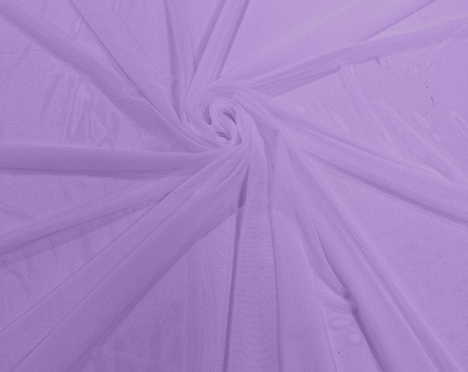 Orchid 58/60" Wide Solid Stretch Power Mesh Fabric Spandex/ Sheer See-Though/Sold By The Yard. New Colors
