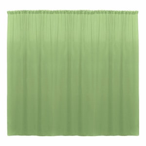 Sage Green SEAMLESS Backdrop Drape Panel, All Sizes Available in Polyester Poplin, Party Supplies Curtains.