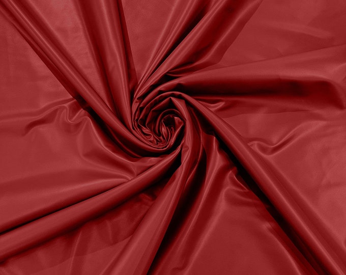 Spandex Matte PU Vinyl Fabric-56 Inches Wide-(Matte Latex Stretch) - Sold By The Yard - Red