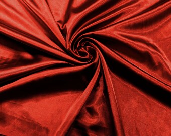 Dark Red Light Weight Silky Stretch Charmeuse Satin Fabric/60" Wide/Cosplay.