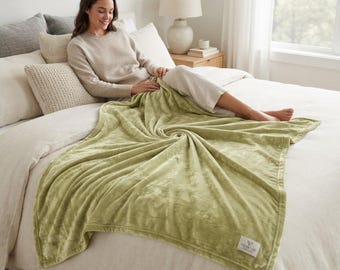 Sage Green Solid Minky Fabric, 100% Polyester 58" Wide| Stuff Animals| Blankets