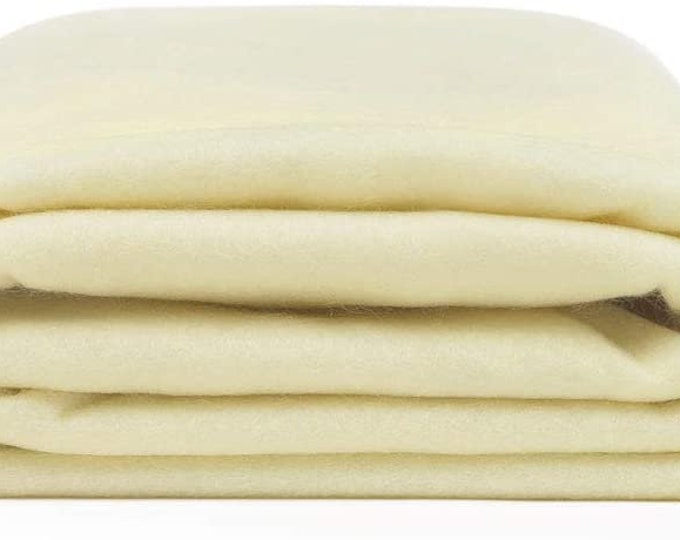 Acrylic Craft Felt Fabric by The Yard 72" Wide - Ivory