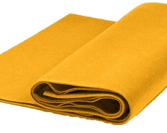 Acrylic Craft Felt Fabric by The Yard 72" Wide - Dark Yellow