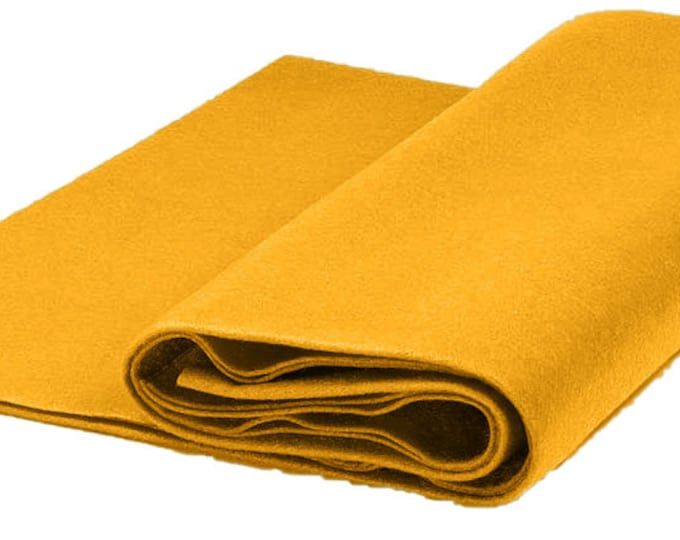 Acrylic Craft Felt Fabric by The Yard 72" Wide - Dark Yellow