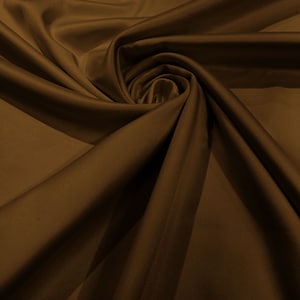 Mocha Satin Bridesmaid Dress - Etsy