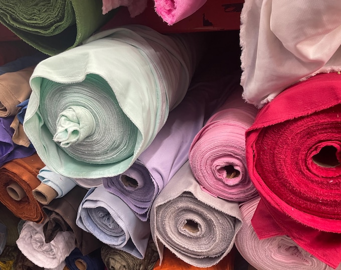 Solid Smooth Minky Fabric for Quilting, Blankets, Baby & Pet Accessories, Pillows, Throws, Clothes, Stuffed Toys, Costume, Crafts.