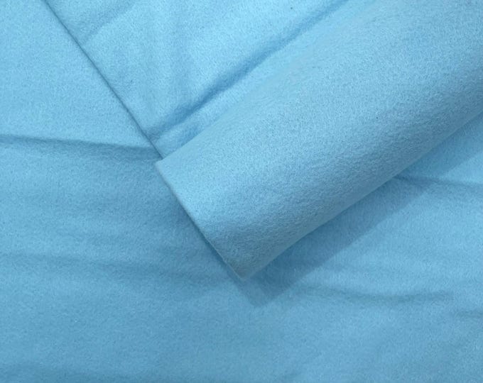 Light Blue Acrylic Craft Felt Fabric by The Yard 72" Wide.