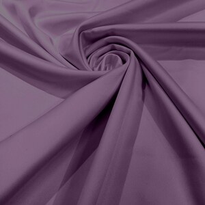 Lavender Matte Stretch Lamour Satin Fabric 58" Wide/Sold By The Yard. New Colors