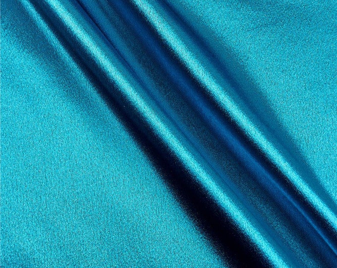 Teal Crepe Back Satin Bridal Fabric Draper-Prom-wedding-nightgown- Soft 58"-60" Inches Sold by The Yard.