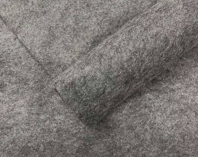 Dark Heather Gray Acrylic Craft Felt Fabric by The Yard 72" Wid.