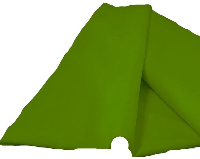 Avocado Green 60" Wide 100% Polyester Spun Poplin Fabric Sold By The Yard.