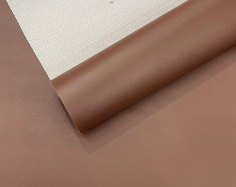Chocolate Marine Vinyl Fabric, Waterproof Faux Leather Sold by The Yard, 54" Wide