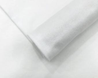 White Acrylic Craft Felt Fabric by The Yard 72" Wide.