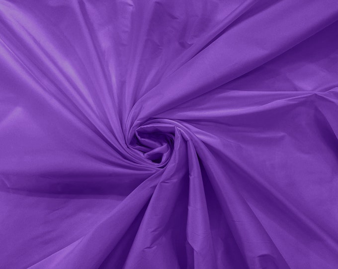 Orchid 100% Polyester Imitation Silk Taffeta Fabric 55" Wide/Costume/Dress/Cosplay/Wedding.