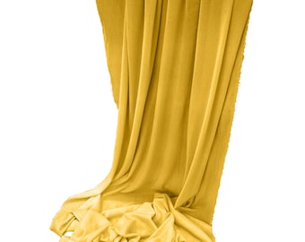 Yellow - Cotton Gauze Sheer Table Runner for Wedding, Decorations for Birthday Parties, Banquets, Engagements.