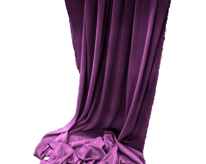 Eggplant - Cotton Gauze Sheer Table Runner for Wedding, Decorations for Birthday Parties, Banquets, Engagements.