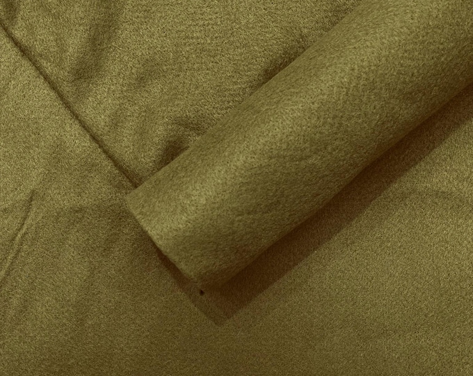 Olive Green Acrylic Craft Felt Fabric by The Yard 72" Wide.