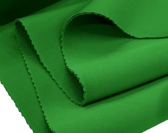 Emerald Green Neoprene Scuba Super Techno Fabric-2mm Thick-Solid Colors Collection-Sold by the Yard.