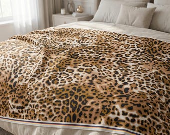 Leopard Print Power Mesh Stoff Meterware 4-Wege-Stretch Nylon Spandex für Kleid Dessous Dancewear 60 Inch