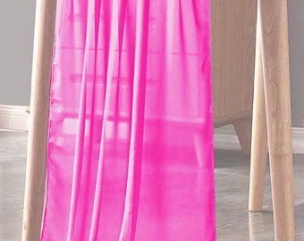 Hot Pink - Chiffon Sheer Table Runner for Wedding, Decorations for Birthday Parties, Banquets, Engagements.