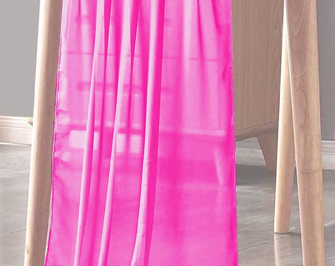 Hot Pink - Chiffon Sheer Table Runner for Wedding, Decorations for Birthday Parties, Banquets, Engagements.