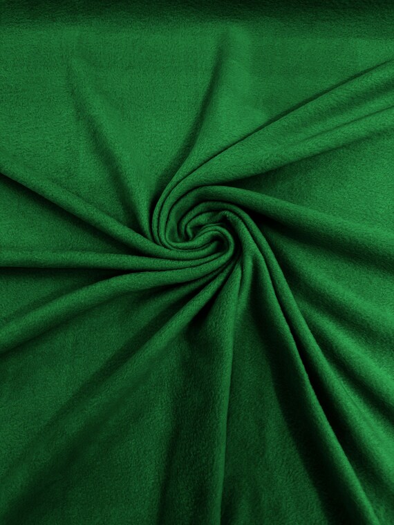 Brushed Anti-Pill Fleece - Emerald Green Brushed Anti-Pill Fleece - Emerald Green