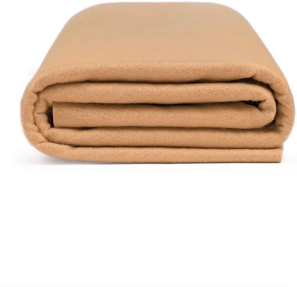 Acrylic Craft Felt Fabric by The Yard 72 Wide - Tan