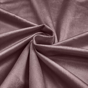 Dusty Rose 58"/60Inches Wide Royal Velvet Upholstery Fabric. Sold By The Yard.