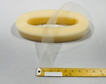 Ivory Horsehair Trim, 2 Inch Crinoline Braid Sold by the Yard