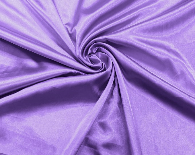 Lavender Light Weight Silky Stretch Charmeuse Satin Fabric/60" Wide/Cosplay.