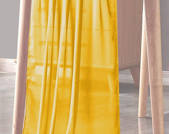 Mango Yellow - Chiffon Sheer Table Runner for Wedding, Decorations for Birthday Parties, Banquets, Engagements.